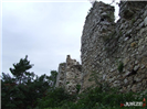 Zamek Bydlin - mury zewnętrzne