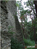 Zamek Bydlin - mur zachodni