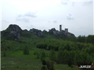 Zamek Olszyn - ściana północno-wschodnia